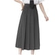 thumbnail image 2 of ICHUANYI Clearance Fashion Women Pleated A-Line Skirt Anti-Burnout Solid High Waist Short Skirt(Gray, XL) ICHUANYI WER2023081108589, 2 of 9