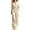 Beige, variant on JIAYUE Women's 2-Piece Set Solid Color V Neck Irregular Long Sleeved Tops With Wide Leg Pants Outfit for Fall Festival