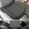 thumbnail image 3 of Funda de asiento inferior para coche Unique Bargains Gris Cuero sintético Rombo Semicerrado Estéreo Universal para Coche SUV Camión 1 Pc, 3 of 8