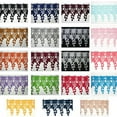 thumbnail image 2 of Altotux 4.5" 10 Colors Pink Black Navy White Turquoise Blue Yellow Tan Coral Ivory Dangling Embroidered Floral Venice Lace Trim Guipure By Lot of 5 Yards (Coral), 2 of 2