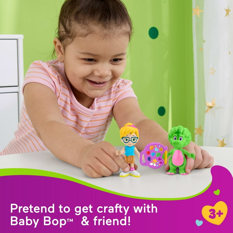 Fisher-Price Barney's World Barney's Friend Vivie & Baby Bop