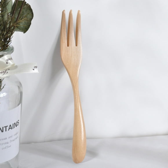 TIMIFIS Kitchen Essentials Kitchen Accessories Wooden Spoon Fork Bamboo Kitchen Cooking Utensil Tools Soup-Teaspoon Tableware Apartment Essentials For First ApartmentFall