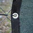 thumbnail image 4 of ALEKO Privacy Mesh Fabric Screen Fence with Grommets, 4 x 50 Feet, Dark Green Color, 4 of 6