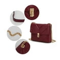 thumbnail image 6 of MKF Collection Ellie Crossbody Bag Vegan Leather Handbag by Mia K, 6 of 6