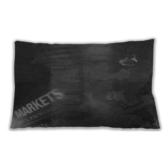 Ahgly Company Outdoor Rectangular Contemporary Lumbar Throw Pillow, 13 inch by 19 inch