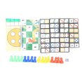 thumbnail image 3 of Flying Chess Game, Portable Wearable Drop Resistant 3 In 1 Ladder Board Brain Game Foldable Chessboard  For Party, 3 of 8