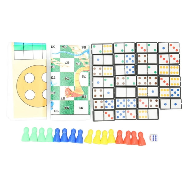 Juego de mesa de escalera NikouMX Juego de ajedrez volador de serpiente Juego de dados familiar
