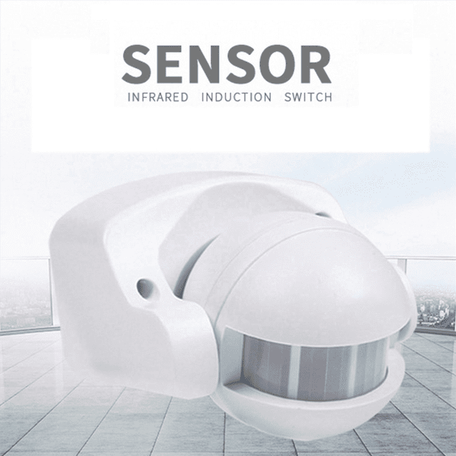4X PIR Infrared Motion Sensor AC110V-220V Motion Detector Adjustable Switch for Indoor and Outdoor Multiple Scenarios