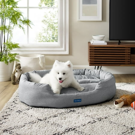 UPC: 0850018680400 | Missy® water resistant Medium Gray Round Dog Bed