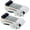 Silver, variant on Combination Push/Tow Lawn Roller with Easy-Turn Plug, 14 by 24 60L/16 Gallon for Garden, Farm, Park, Black Steel