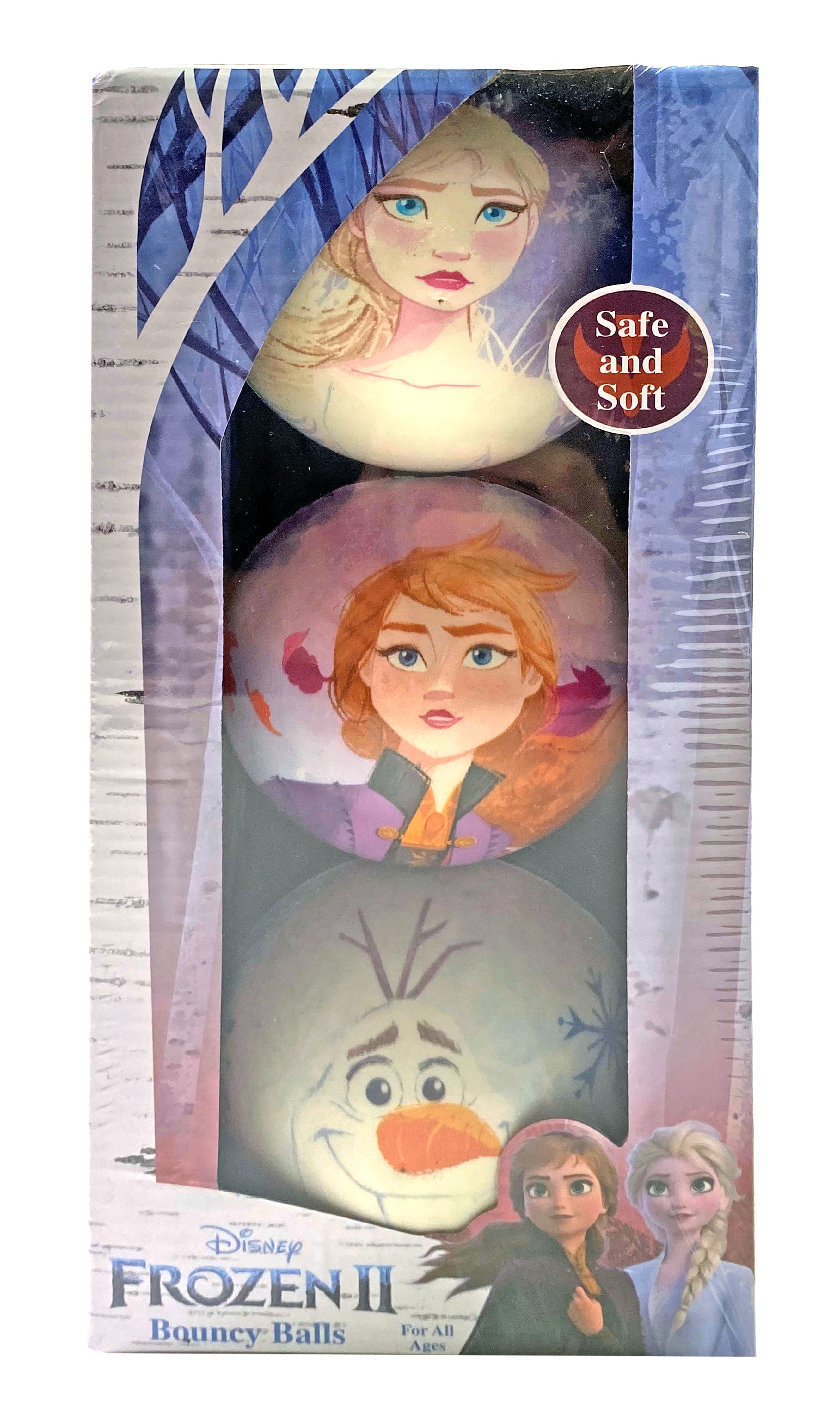 Frozen Outdoor Toys Bundle with 15 Inch Frozen Bouncy Ball Featuring Elsa and Anna with Handle Plus Bonus Stickers and More Disney Frozen Hopper Ball for Kids 