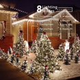 thumbnail image 3 of Luces de cadena de árbol de Navidad, 30M 300 LED Luces de Navidad Exterior Interior Blanco frío 8 modos Luces de hadas impermeables para fiesta Árbol Boda Hotel Hogar Decoración de cumpleaños JAMW Sencillez, 3 of 5