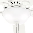 thumbnail image 5 of Hunter 52 inch Indoor Ceiling Fan with LED Light - White Ceiling Fan with Pull Chain, For Bedroom or Living Room, Standard Mount, No Remote, 5 Blades, Includes Bulbs - Pro's Best 52727, Fresh White, 5 of 17