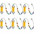 thumbnail image 3 of K-KED 10pcs Yellow Crystal Stone Chakra Wishing Bottle Pendulum Natural Chip Pendant, 3 of 3