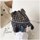 thumbnail image 1 of Granjero Gordo Bolso de mano tejido y bolsas de cosméticos, bolso de mano tejido elegante de playa de verano, bolso de hombro de 7,87 x 1,96 x 7,08 pulgadas (negro), 1 of 4