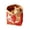 B, variant on Crinkle Cat Toy Tunnel with Collapsible Kraft Paper Popcorn Design, Red and White Striped, for Indoor Cats and Small Dogs, Toy