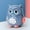 Gray 1G4, variant on Staron under $5 Cute Owl Pull Back Toy, Pressing Owl Toy for Kids, Portable Gift for Children's Play and Learning