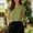 Green, variant on NTACZA Casual Ladies Summer Tops Tee Cotton And Linen Solid Classic T-Shirt Crew Neck Rolled Short Sleeve Relaxed Fit Vacation Green L