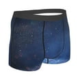 thumbnail image 3 of Balery Retro Blue Glitter Men's Boxer Briefs, Soft and Breathable Cotton Underwear with nylon Waistband-XX-Large, 3 of 9