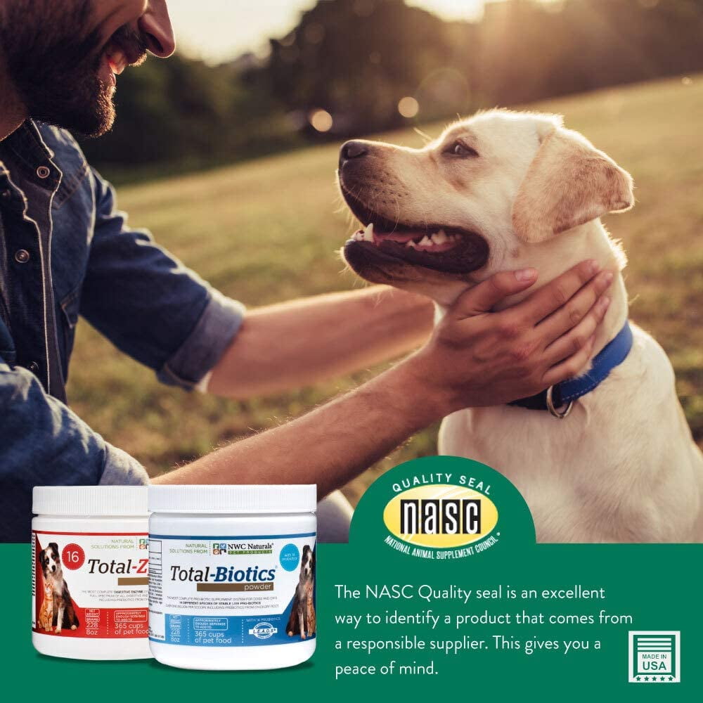 NWC Naturals Total-Digestion Mini-twin Pack Total-Zymes, Total-Biotics Each Jar Treats 100 Cups of Food. Sold by manufacturer.