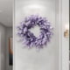 thumbnail image 5 of natural, de ratán, colgante de pared, de primavera artificial para patio, boda, verano, sa de , decoración Púrpura Sunnimix Corona de la puerta de entrada, 5 of 8