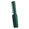 thumbnail image 1 of Mini plancha de pelo recargable, cepillo de pelo antiescaldaduras 2 en 1, mini r de pelo , Verde, 1 of 8