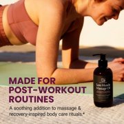 M3 Sore Arnica Muscle Massage Oil for Massage Therapy | Massage Oil with Collagen, Arnica, and Menthol | Full Body Massage Oil,8 fl oz