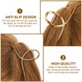thumbnail image 4 of EeaseCA 5 Pcs Pince à Cheveux Créative Creuse en Alliage Attrape-Cheveux Barrettes, 4 of 7