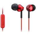 thumbnail image 1 of Sony Écouteurs à Basses Profondes avec Commande pour Téléphone Intelligent et Micro - Rouge Métallique, 1 of 3