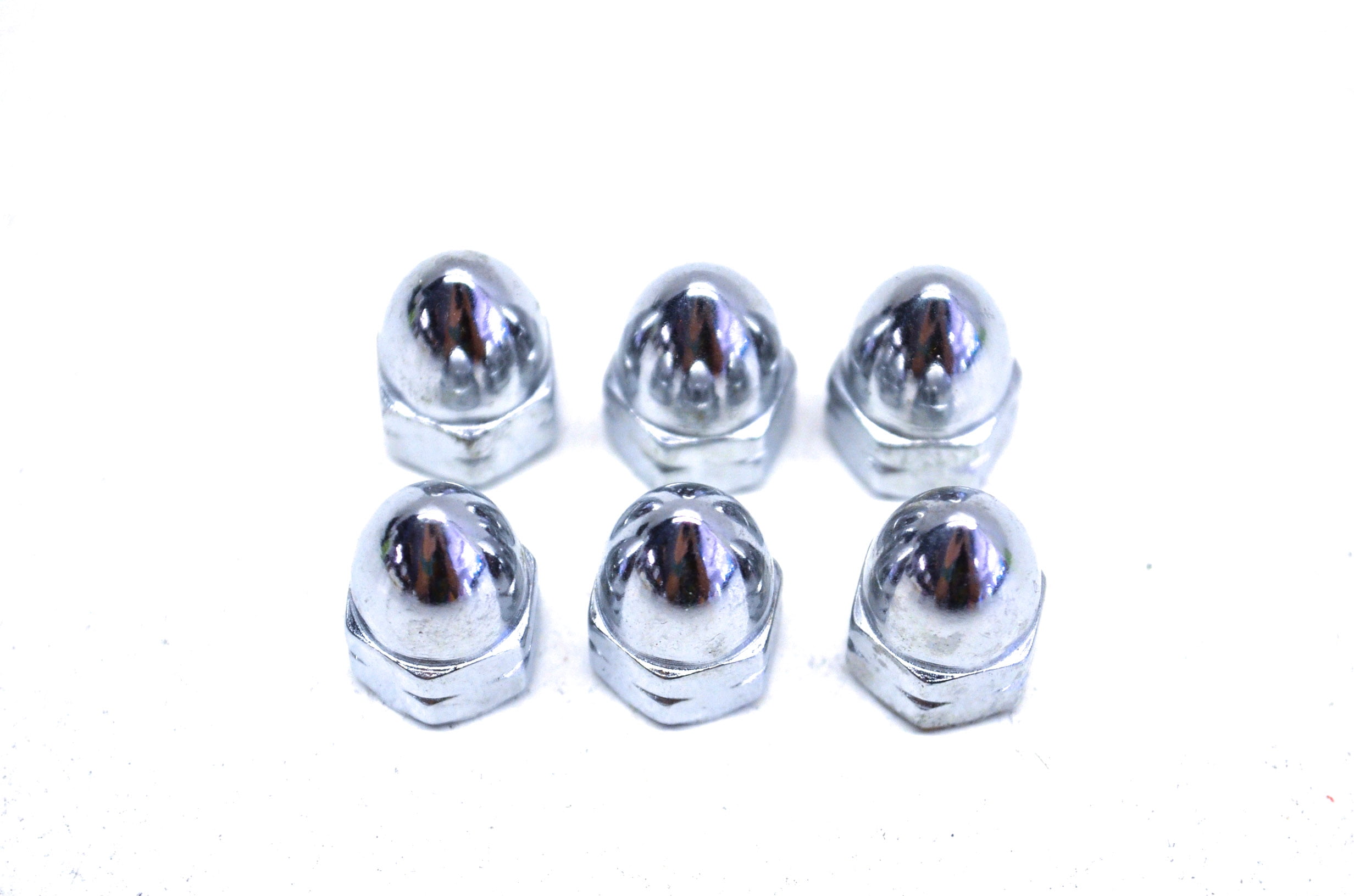 CY Chrome 132069 Acorn Nut Qty 6 NOS