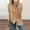 Khaki, variant on Herrnalise Women's Lightweight Vee Cardigan Sweater Fashion Women Buttons Long Sleeve Casual Solid Short Coat Cardigan Blouse