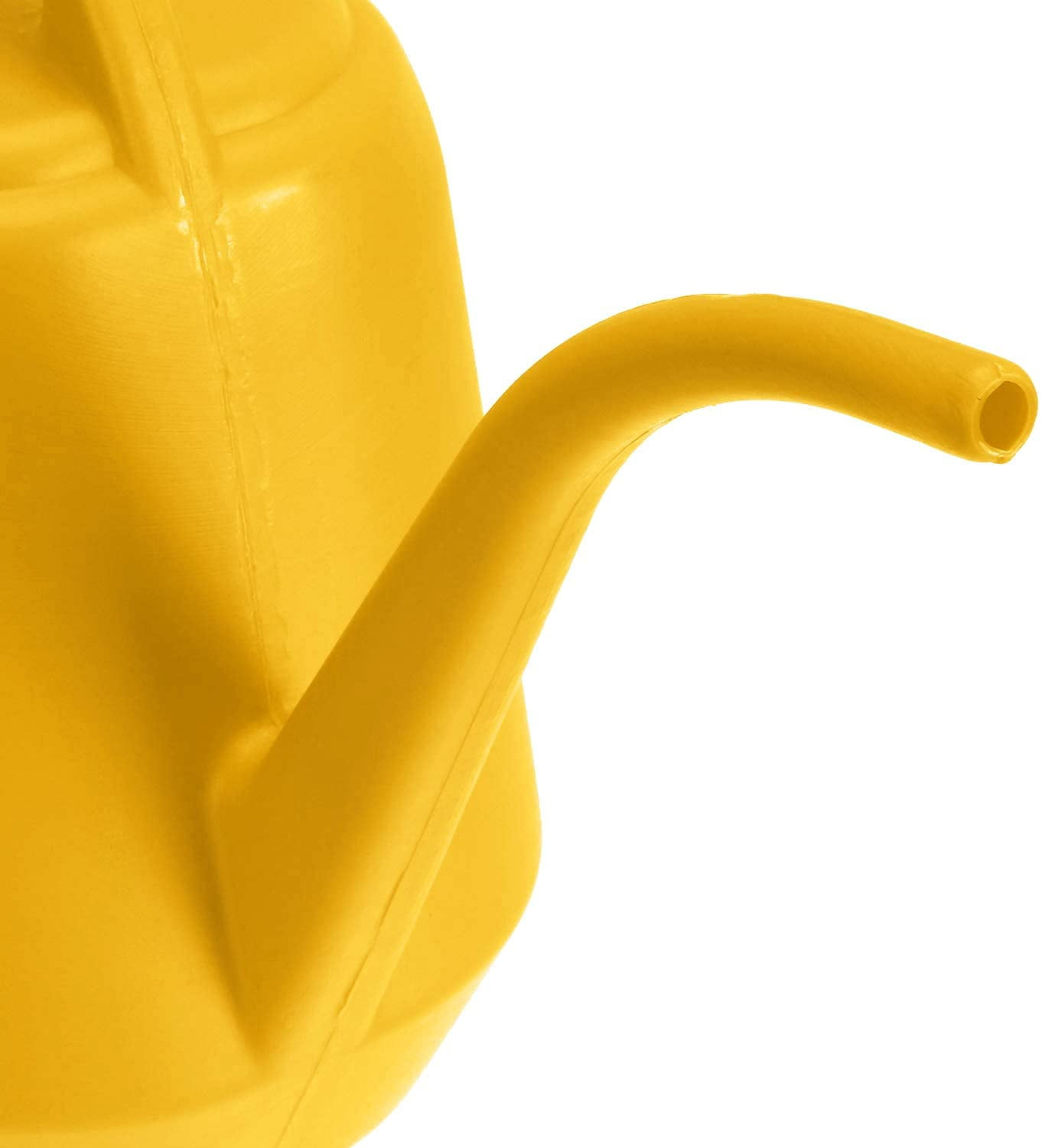 1 Gallon Large Plastic Watering Can Yellow, Durable Lightweight Plant Waterer for Indoor Houseplants Outdoor Garden Patio Use