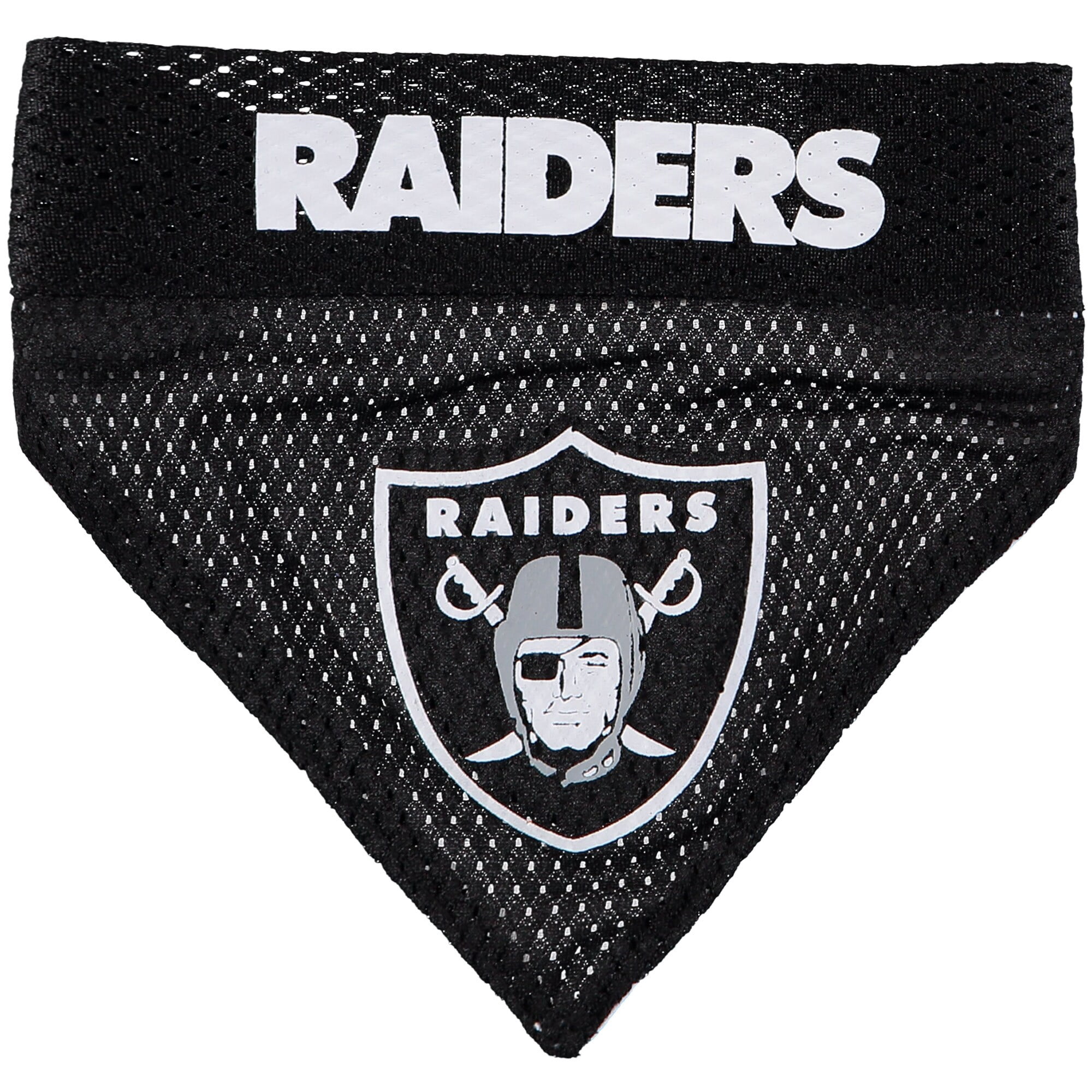 Pets First Nfl Las Vegas Raiders Reversible Bandana -Home & Away Mesh & Premium Embroidery For Dogs & Cats