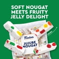 thumbnail image 4 of Jujube Nougat Candy - 12 Ounces (Approx. 35 Pieces) - Soft Chewy Fruit Jelly Pieces, Individually Wrapped, Classic Old Fashioned Treat, Easter Egg Fillers, Christmas Stocking Stuffers, Nostalgic Bulk, 4 of 11