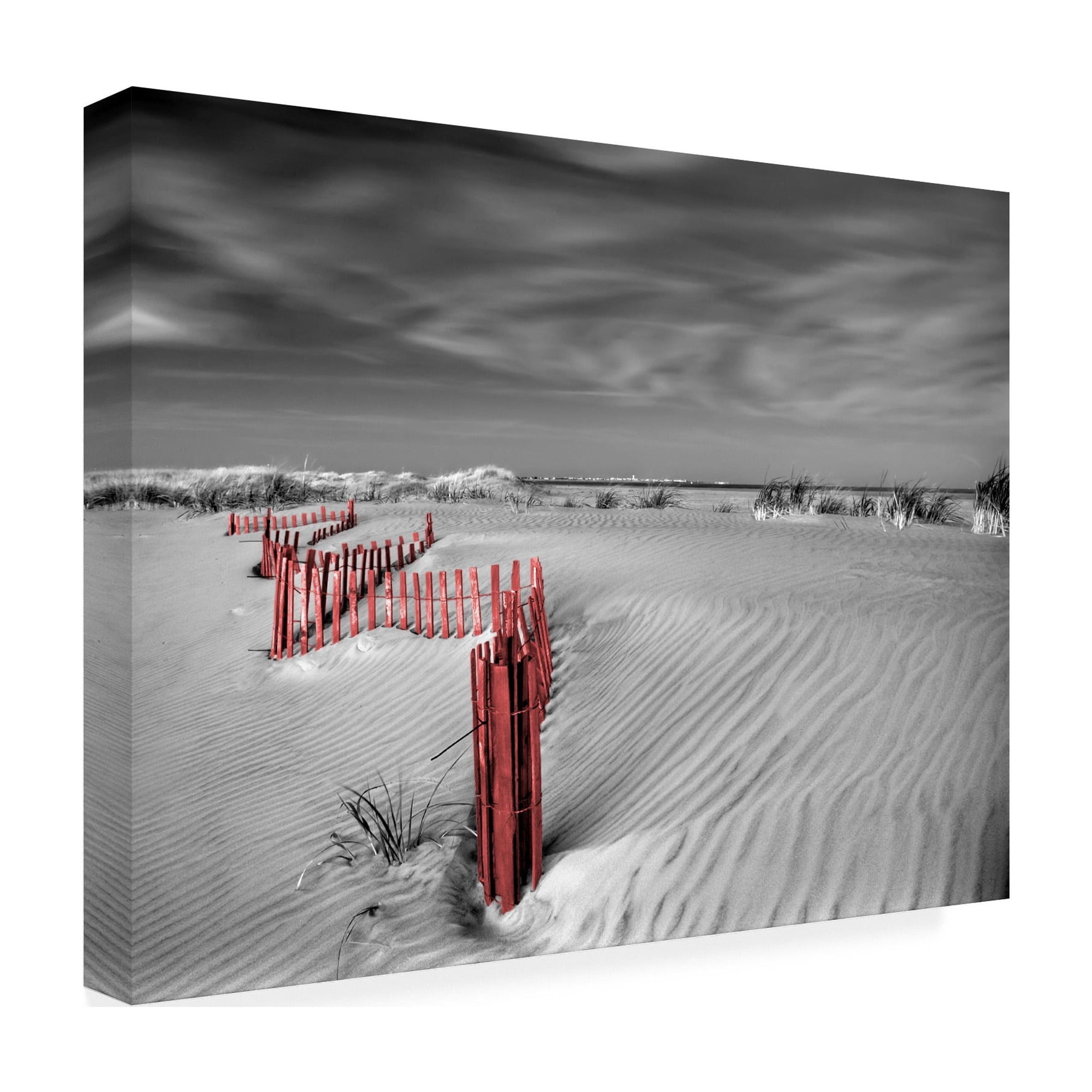 Trademark Fine Art 'Red Wave' Canvas Art by Geoffrey Ansel Agrons