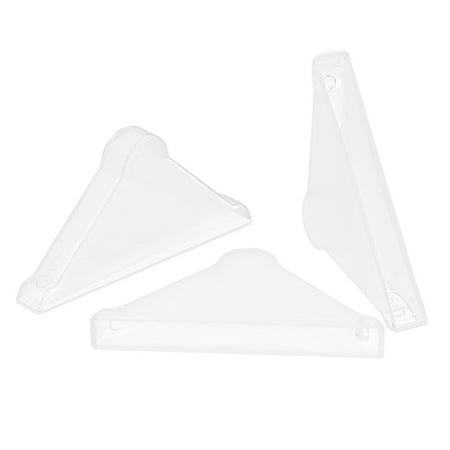 

Uxcell PP Corner Protector Triangle 37x5mm for Ceramic Glass Metal Sheets Clear 50pcs
