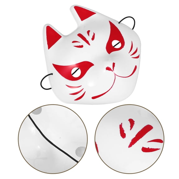 BESTYASH Cosplay Mask Fox Masks Plastic for Event 1Pcs