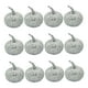 thumbnail image 4 of 12 piezas de calabaza artificial de otoño, modelos de calabaza , decoración rústica de calabaza para Acción de Gracias, de otoño, plata BLESIY Mini Calabaza De Espuma, 4 of 8
