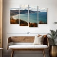 thumbnail image 3 of Elephant Stock Lake Michigan Dunes Wall Art - Horizontal Multi Panel Canvas - Living Room Wall Decor - Nature Multi Panel - Brown And Blue Decor - 52" x 32", 3 of 8