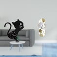 thumbnail image 2 of Reloj De Pared Y Espejo De Acrílico Con Diseño De Gato De Dibujos Animados, Adorno Decorativo Para Sala De Estar, Pasillo, Entrada O Armario., 2 of 8