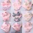 thumbnail image 3 of 2 Unids/Set Flower Baby Calcetines Diademas Conjunto Antideslizante Bebé Niño Niña Encaje Accesorios Para El Cabello 0-12 Meses, 3 of 4