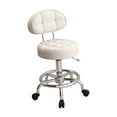 thumbnail image 3 of jifeng Tabouret de Salon Roulant avec Dossier avec Roues, Levage avec Repose-Pieds, Tabouret Pivotant Beige, 3 of 9