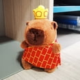 thumbnail image 4 of Capybara Plush Keychain Simulation Capibara Anime Fluffty Toy Kawaii Cute Doll Stuffed Toys DMH, 4 of 7
