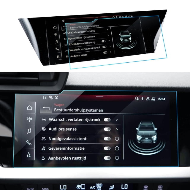 Protector de pantalla LANTU para Audi A3 8Y, 2025, 10,1"