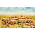 thumbnail image 3 of Nawrocke, Bruce 24x16 Black Modern Framed Museum Art Print Titled - Pumpkin Patch, 3 of 5