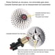 thumbnail image 4 of Mtb 8 ​​Velocidades 11-32T Cassette 8 Velocidades Cambio De Marchas Trasero Groupset Bicicleta Cassette Flywheel Escalada Rueda Para Ciclismo Al Aire Libre Kearding OD013740-00, 4 of 6