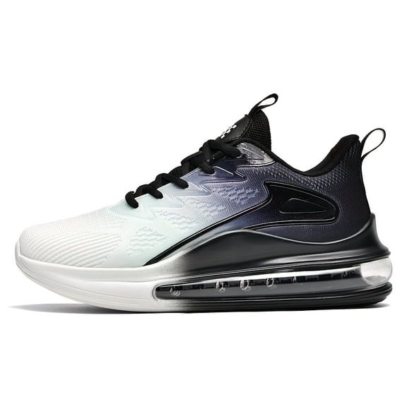Men's Running Shoes in Black/Gray/ - Extende - Breathable Gym Sneakers with Cushioned Midsole, Non-Slip Outsole - Lightweight Sneakers for Marathon, Training, Everyday - All-Season Performance Shoes