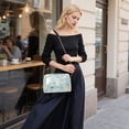 thumbnail image 5 of FORMRS Women Crossbody Purse with Chain Strap Vegan Leather Shoulder Handbag, Floral Easter, 5 of 7