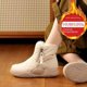thumbnail image 3 of Botas de algodón con fondo grueso y forro polar para invierno, zapatos cálidos de algodón con pan, 3 of 6