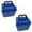 blue, variant on Almencla 2 Pieces Electric Bike Battery Box Battery Storage Box for Electric Vehicles blue